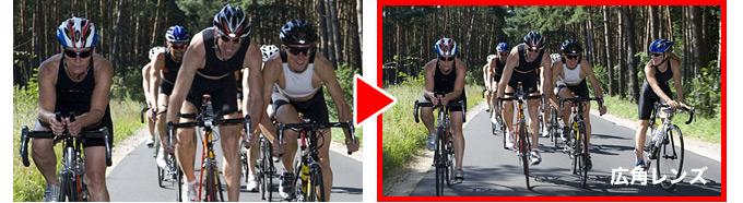 最大対角152°の広角撮影を実現。激しい動きもいっそう鮮やかに捉えるハイビジョンプログレッシブ記録で、アクションの臨場感をより迫真をもって切り取る。